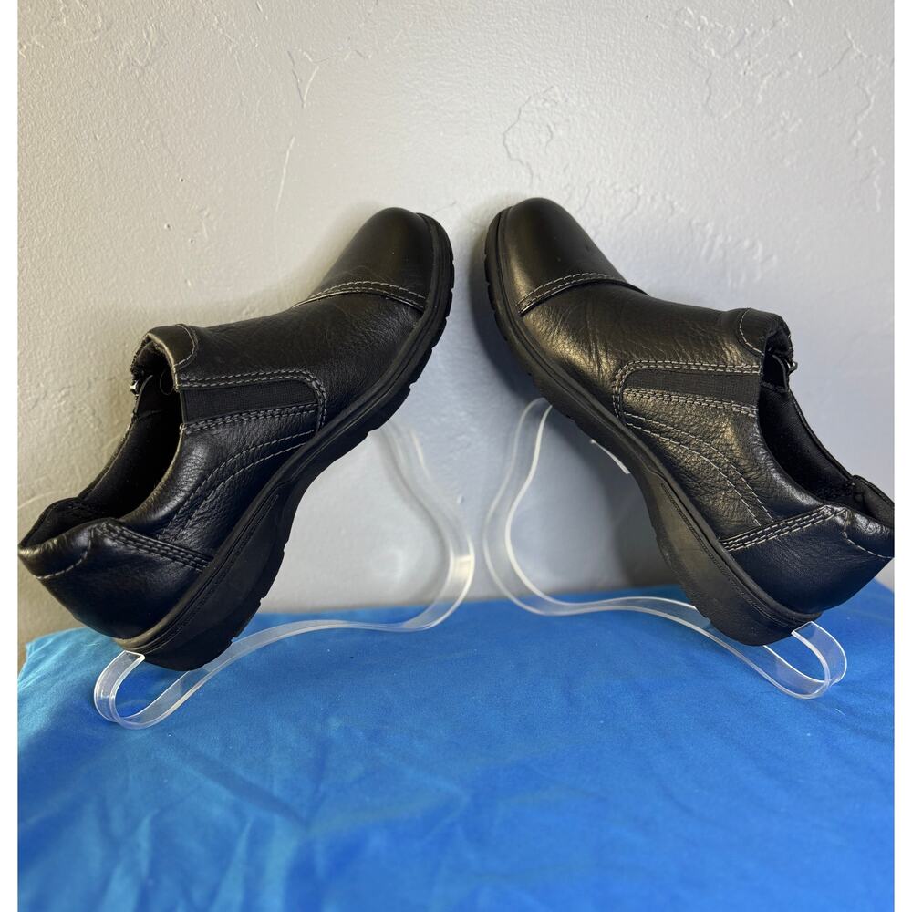 Clarks Women's Carleigh Ray side-zip shoes in Black - 7 1/2 M - Picture 4 of 5